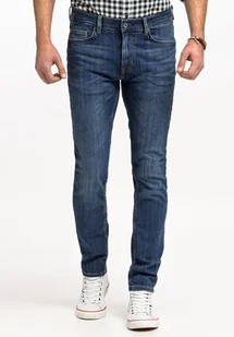 Męskie spodnie jeansowe rurki Mustang Frisco skinny W34 L30 - Spodnie męskie - miniaturka - grafika 1