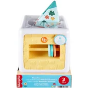 Grzechotki dla dzieci - FP KOSTKA SENSORYCZNA PUDELKO CHUSTECZEK HML64 2 - miniaturka - grafika 1