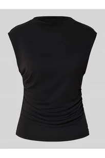 T-shirt z marszczeniami model LYSA - YAS - Koszulki i topy damskie - miniaturka - grafika 1