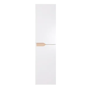 Słupek łazienkowy wysoki Tolima 30 x 120 x 30 cm biały - Szafki łazienkowe - miniaturka - grafika 1