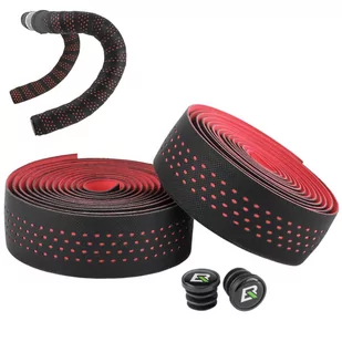 Owijka Na Kierownicę Rockbros Pu Eva Czarno-Czerwona - Kierownice rowerowe - miniaturka - grafika 1