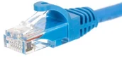 Kable - Netrack patchcord RJ45, osłonka zalewana, kat. 6 UTP, 3m niebieski BZPAT36B - miniaturka - grafika 1