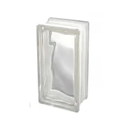 Cegły, pustaki, bloki - SEVES GLASSBLOCK Pustak Luksfer połówka bezbarwny Chmura 1909W - miniaturka - grafika 1
