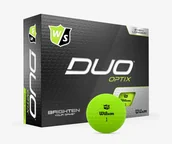 Golf - Matowe piłki golfowe WILSON STAFF DUO OPTIX (zielone) - miniaturka - grafika 1