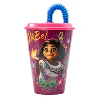 Kubki dla dzieci - Kubek ze słomką ENCANTO 430ml - miniaturka - grafika 1