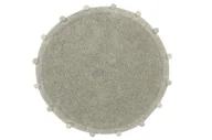 Dywany dla dzieci - Dywan bawełniany Bubbly Olive Natural Ø120 cm Lorena Canals - miniaturka - grafika 1