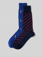 Skarpetki męskie - Skarpety z detalami z logo w zestawie 2 szt. - miniaturka - grafika 1