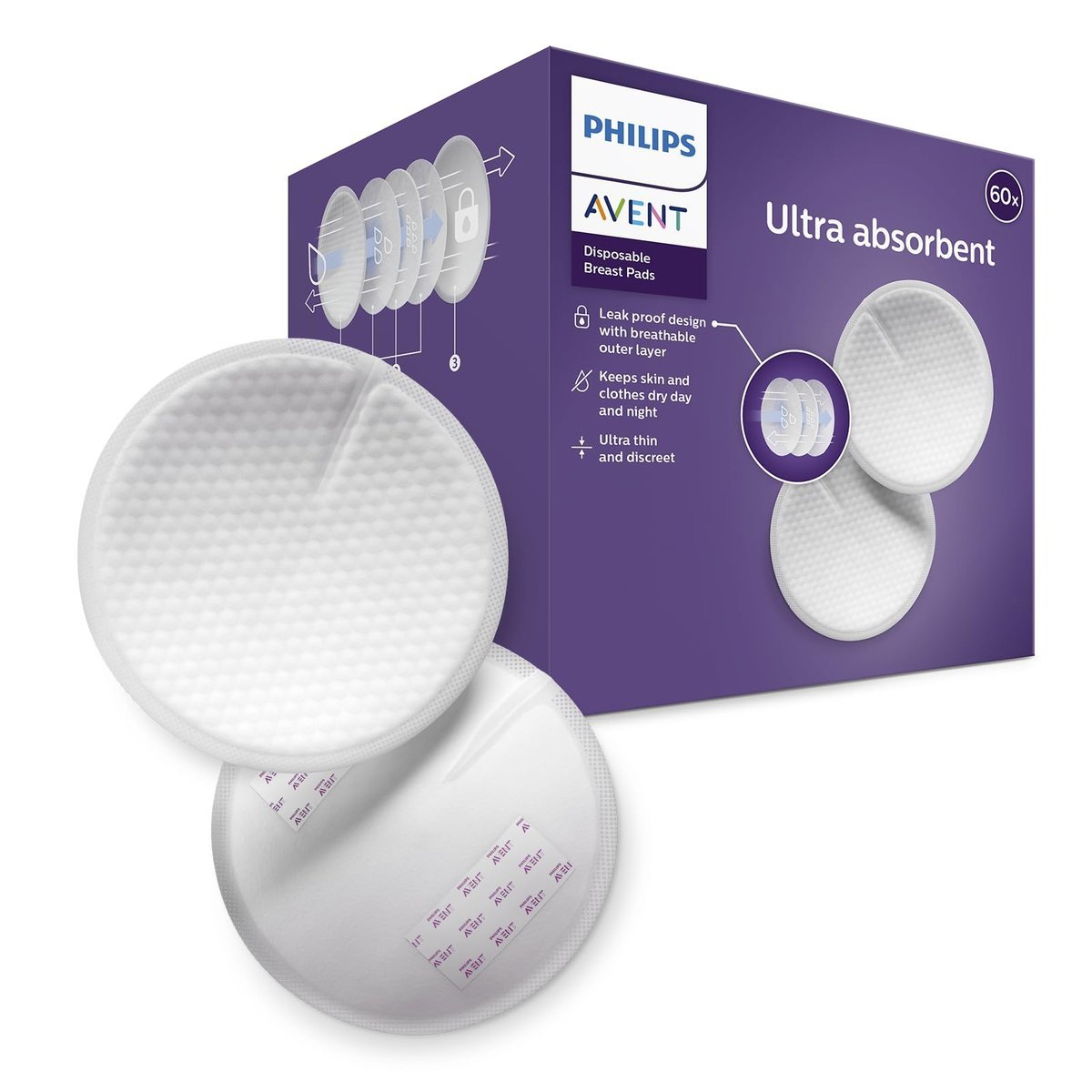 Wkładki jednorazowe Philips biały 60 szt.