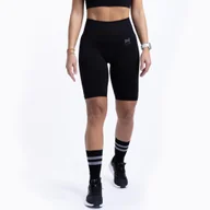 Spodnie sportowe damskie - Krótkie legginsy sportowe dla kobiet Xtreme Sportswear Antracyt Czarny - miniaturka - grafika 1