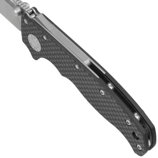 Nóż składany Demko AD20.5 Clip Point Carbon Fiber, Stonewashed CPM S35VN by Andrew Demko (205-S35-CPCF) - Noże - miniaturka - grafika 4