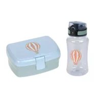 Bidony dla dzieci - Zestaw na lunch Lunchbox + Tritanowa butelka - bidon 460 ml Tiny Drivers Balon - miniaturka - grafika 1