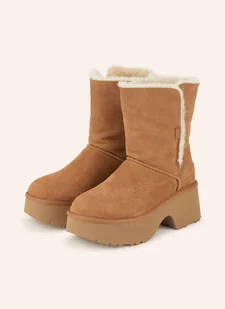Ugg Botki Na Platformie Esmee braun - UGG - Botki damskie - miniaturka - grafika 1