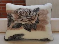 Poduszki dekoracyjne - Poduszka wełniana rehabilitacyjna 50x60 Pościelowe wyroby rozgrzewające Kampol produkt Polski - miniaturka - grafika 1