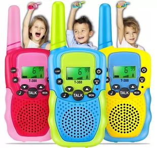 Walkie Talkie Dla Dzieci Krótkofalówki Łoki Toki 3 SZT Duży Zasięg - Zabawki interaktywne dla dzieci - miniaturka - grafika 1