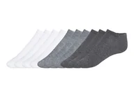 Skarpetki męskie - LIVERGY® Skarpety stopki męskie, 10 par (Szary/biały, 39-42) - miniaturka - grafika 1