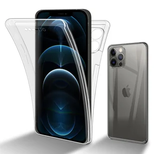 Pokrowiec Do Apple iPhone 13 MINI Etui w PRZEZROCZYSTY 360° Full Body Obudowa Case Cover Ochronny Cadorabo - Etui i futerały do telefonów - miniaturka - grafika 1