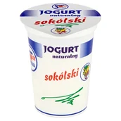 Kefiry, jogurty, maślanki - Jogurt naturalny sokólski 400 g - miniaturka - grafika 1