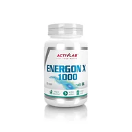 Witaminy i minerały dla sportowców - Kofeina Guarana Energon X 1000 Activlab - miniaturka - grafika 1