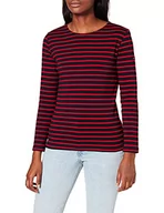 Swetry damskie - Armor Lux Damski sweter Marinière Lesconil Femme, Wielokolorowa (Ii9 Rich Navy/Braise Ii9), 40 (Rozmiar Producent:3) - miniaturka - grafika 1