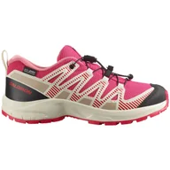 Buty dla chłopców - Buty dziecięce Salomon Xa Pro V8 Waterproof Rozmiar butów (UE): 37 / Kolor: czerwony - miniaturka - grafika 1
