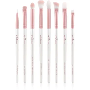 Luvia Cosmetics Zestaw pędzli do makijażu oczu, All Eye Want Brush, zestaw pędzli do cieni do powiek, idealne krycie i nakładanie, 8 wegańskich pędzli kosmetycznych - Pędzle do makijażu - miniaturka - grafika 1
