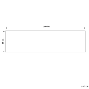 Dywan bawełniany 80 x 300 cm beżowo-brązowy ALMUS - Dywany - miniaturka - grafika 7