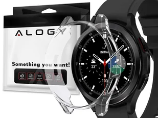 Alogy Etui silikonowe case do Samsung Galaxy Watch 4 Classic 46mm Przezroczyste 10626X10 - Akcesoria do smartwatchy - miniaturka - grafika 1