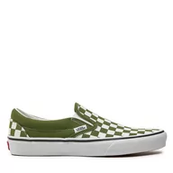 Trampki damskie - Tenisówki Vans Classic Slip-On VN000D03CIB1 Zielony - miniaturka - grafika 1