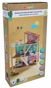 Domki dla lalek - Domek Drewniany Dla Lalek Z Akcesoriami Elefun - miniaturka - grafika 1