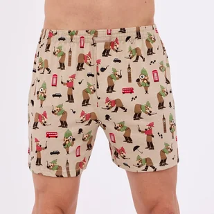 BOKSERKI CORNETTE CLASSIC CL-001/163 (kolor beż, rozmiar L) - Majtki męskie - miniaturka - grafika 1