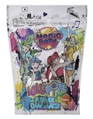 Kosmetyki kąpielowe dla dzieci - Lollipopz Magic Bath Powder Foam Maker musujące kule do kąpieli dla dzieci Lime, Orange, Strawberry 9x18 g - miniaturka - grafika 1