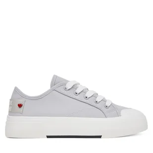 Trampki LOVE MOSCHINO JA15012G0MJP0010 Szary - Trampki damskie - miniaturka - grafika 1