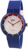 Zegarki męskie - Zegarek męski QQ VS14-811 niebieski - miniaturka - grafika 1