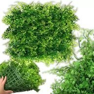 Sztuczne kwiaty - Sztuczny żywopłot Zielona Ściana Heckermann 40x60cm Model 1 - miniaturka - grafika 1