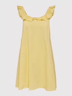 Sukienki - Only Sukienka letnia Zora 15250012 Żółty Regular Fit - grafika 1