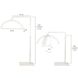 Lampa Moon Lash - Biała - Lampy kosmetyczne - miniaturka - grafika 2