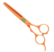 Nożyczki fryzjerskie - Fox CANDY DEGAŻÓWKI FRYZJERSKIE 5,5 POMARAŃCZOWE WAH000134 - miniaturka - grafika 1