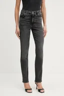 Spodnie damskie - BOSS jeansy damskie kolor szary 50545012 - miniaturka - grafika 1