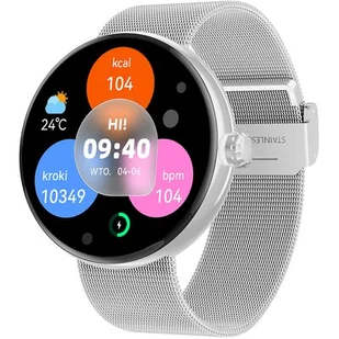 FOREVER Forevive 5 SB-365 Srebrny - Smartwatch - miniaturka - grafika 1