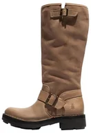 Kozaki damskie - Fly London Damskie NOCH140FLY wysokie kozaki do kolan, kolor taupe, 38 EU, brązowy (taupe), 5 UK - miniaturka - grafika 1