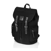 Plecaki - Plecak męski czarny PAOLO PERUZZI GA414 - miniaturka - grafika 1