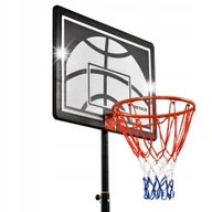 Zabawki i gry sportowe - Zestaw Do Koszykówki Wolnostojący Tablica Kosz Obręcz Regulowany 155-210 cm - miniaturka - grafika 1