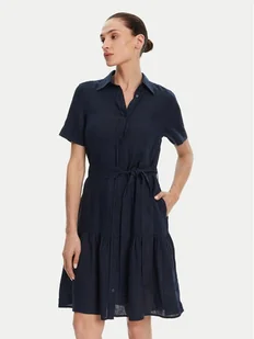 Gant Sukienka koszulowa 4503434 Granatowy Regular Fit - Sukienki - miniaturka - grafika 1