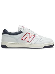 New Balance Skórzane sneakersy "480" w kolorze biało-granatowym - Trampki męskie - miniaturka - grafika 1