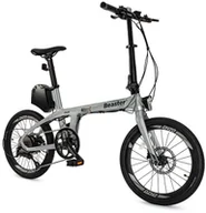 Rowery elektryczne - Rower elektryczny Beaster El. karboninio rėmo dviratis, BS126S, sidabrinis, 250 W - miniaturka - grafika 1