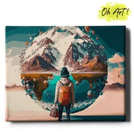 Malowanie po numerach - Obraz Malowanie po numerach NA RAMIE, 40x50 cm | Cały świat | Oh Art! - miniaturka - grafika 1
