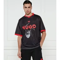 Koszulki męskie - HUGO T-shirt Doefas Relaxed fit - miniaturka - grafika 1