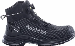 Ardon ARDONBRICK S3 ESD SRC G3394 - Trzewiki ochronne podeszwa PU/GUMA odporna na oleje antystatyczna antypoślizgowa wytrzymała do 300C podnosek włókno szklane wkładka antyprzebiciowa kevlar 46 - Obuwie robocze - miniaturka - grafika 1