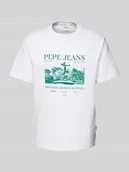 Koszulki męskie - T-shirt z nadrukiem z logo - miniaturka - grafika 1