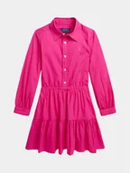 Sukienki i spódniczki dla dziewczynek - Polo Ralph Lauren Sukienka codzienna Tierdshrtdrs 312925702001 Różowy Regular Fit - miniaturka - grafika 1